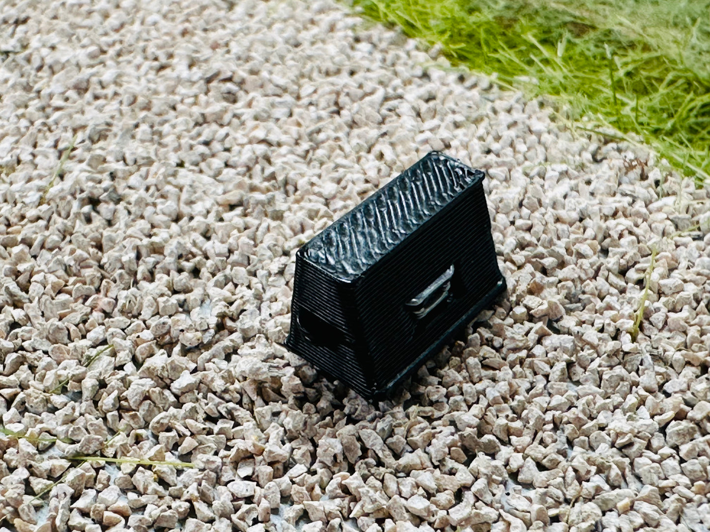 Black Toolbox For Truck Flatbed For 1/64 Farm Display